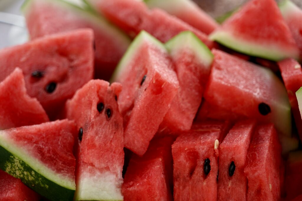 intuitive eating summer cravings, watermelon